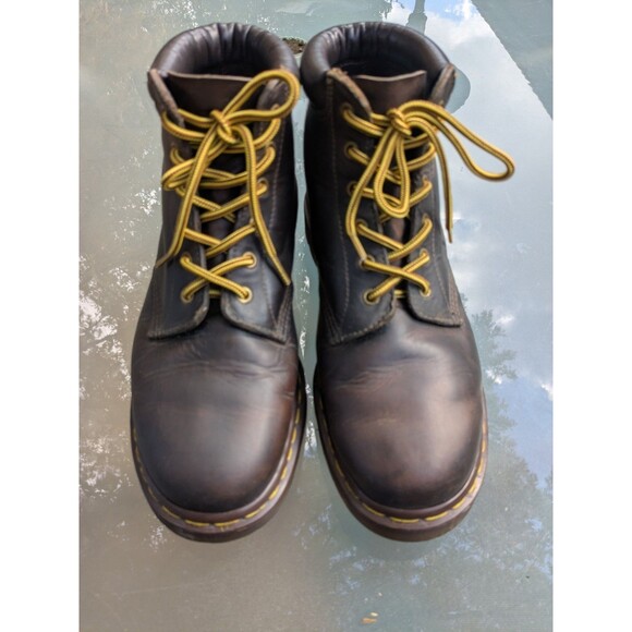 Vintage Dr. Martens 939 Ben Boot Made in England Brown Leather Mens 10 Gift - Picture 3 of 11